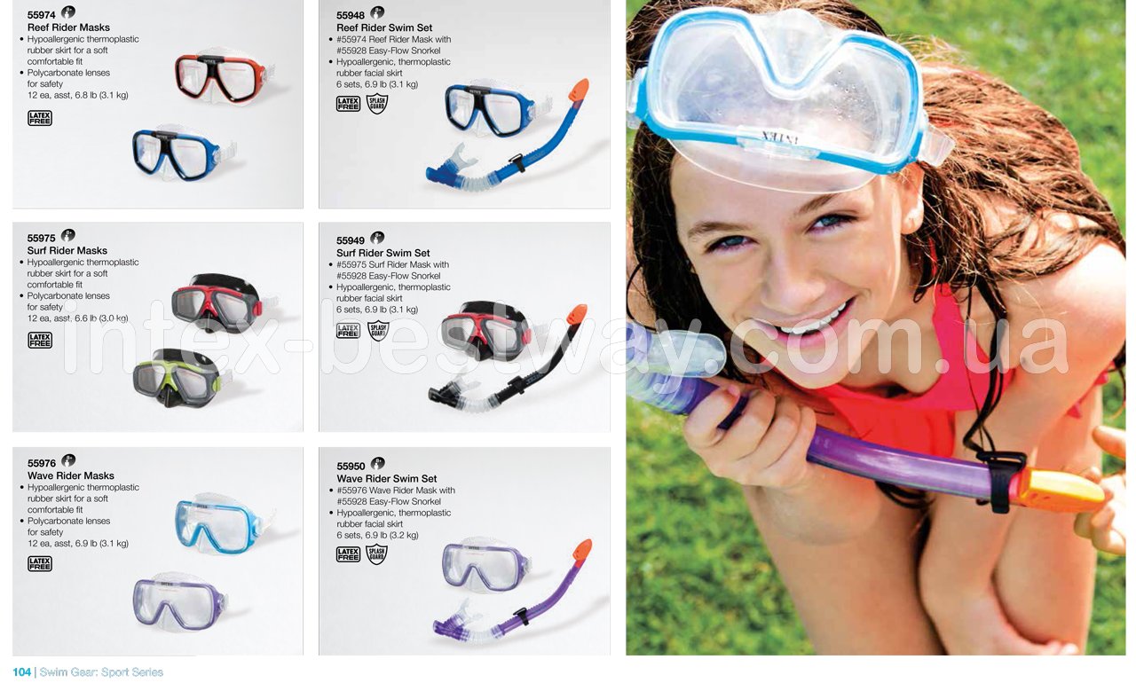 Маска для плавания WAVE